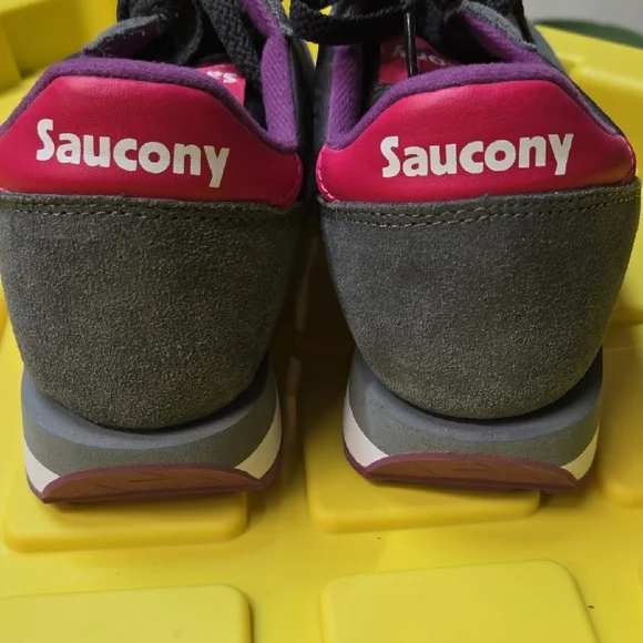 Saucony Charcoal and Magenta Athletic Shoes - Picture 4 of 6
